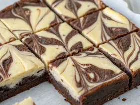 Irresistibly Decadent Marble Cheesecake Brownies (A Sweet Surprise!)