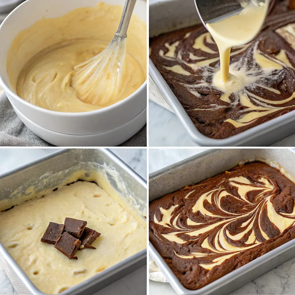 Irresistibly Decadent Marble Cheesecake Brownies (A Sweet Surprise!)