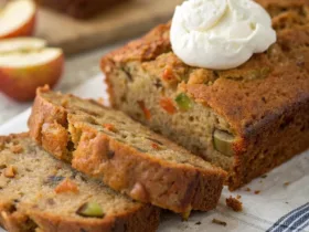 Moist Carrot Apple Zucchini Bread