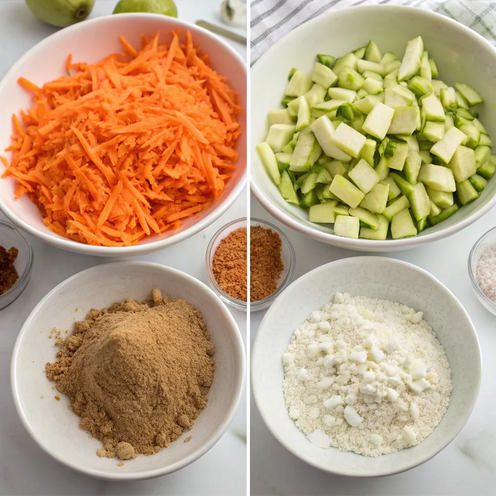 Moist Carrot Apple Zucchini Bread