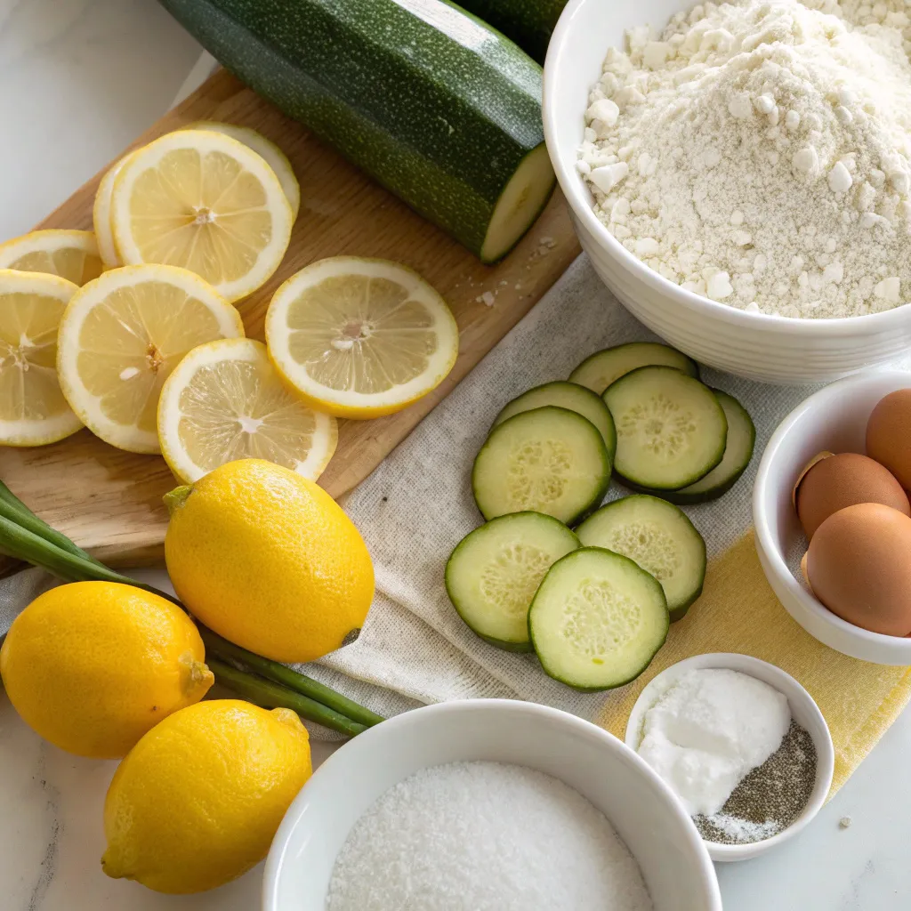 Moist Lemon Zucchini Coffee Cake