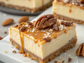 Irresistible Keto No-Bake Caramel Pecan Cheesecake That Will Wow Your Guests