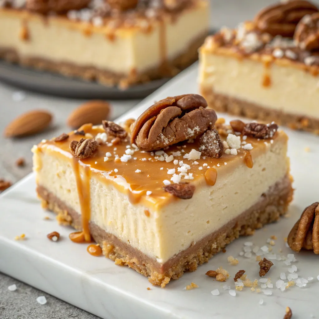 Irresistible Keto No-Bake Caramel Pecan Cheesecake That Will Wow Your Guests