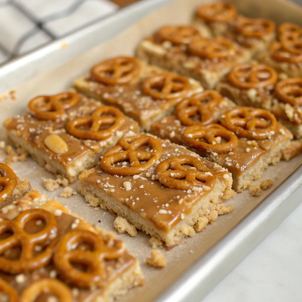 No Bake Caramel Pretzel Crack Bars – The Sweet & Salty Treat You’ll Crave