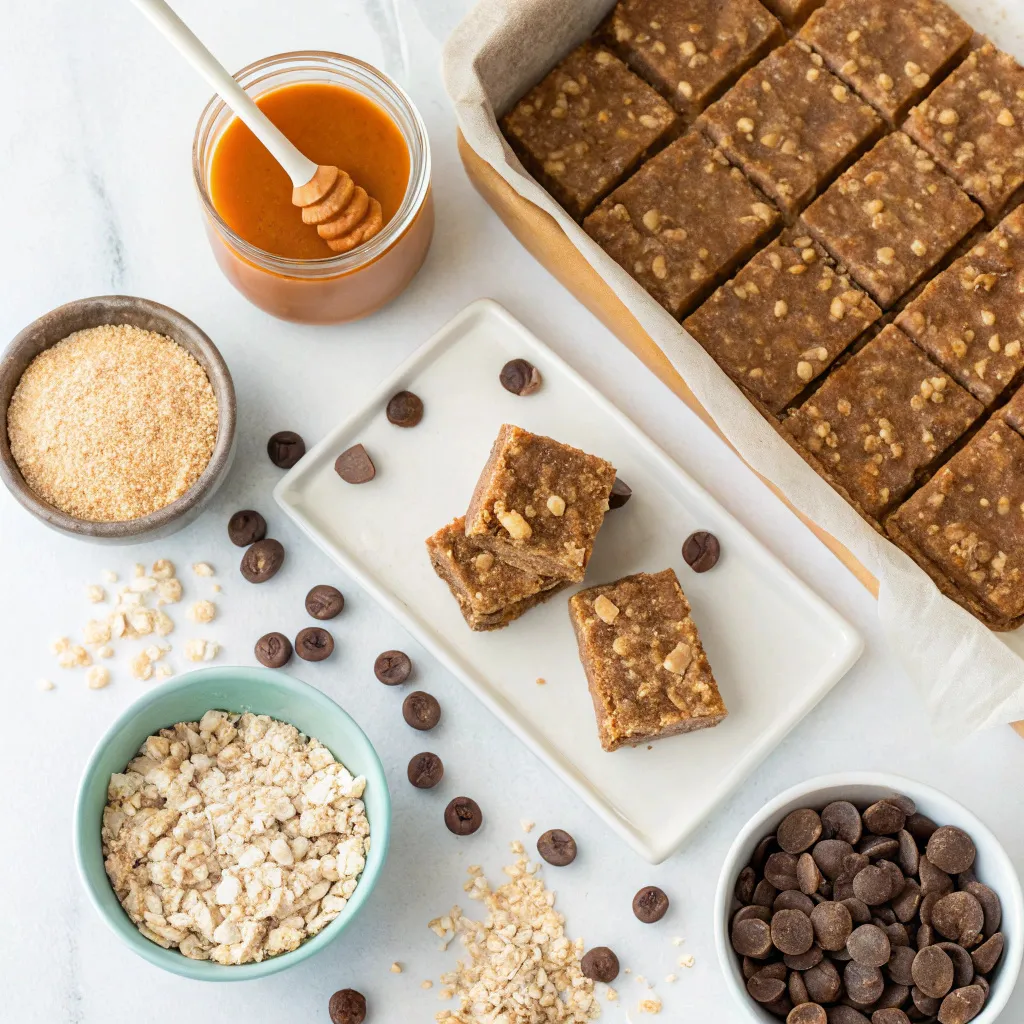 No-Bake Chocolate Peanut Butter Oatmeal Bars