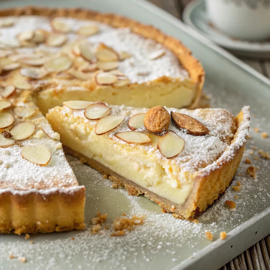 Nonnaβs Almond Ricotta Pie