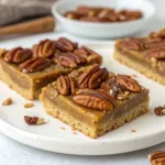 No‑Bake Keto Pecan Pie Bars