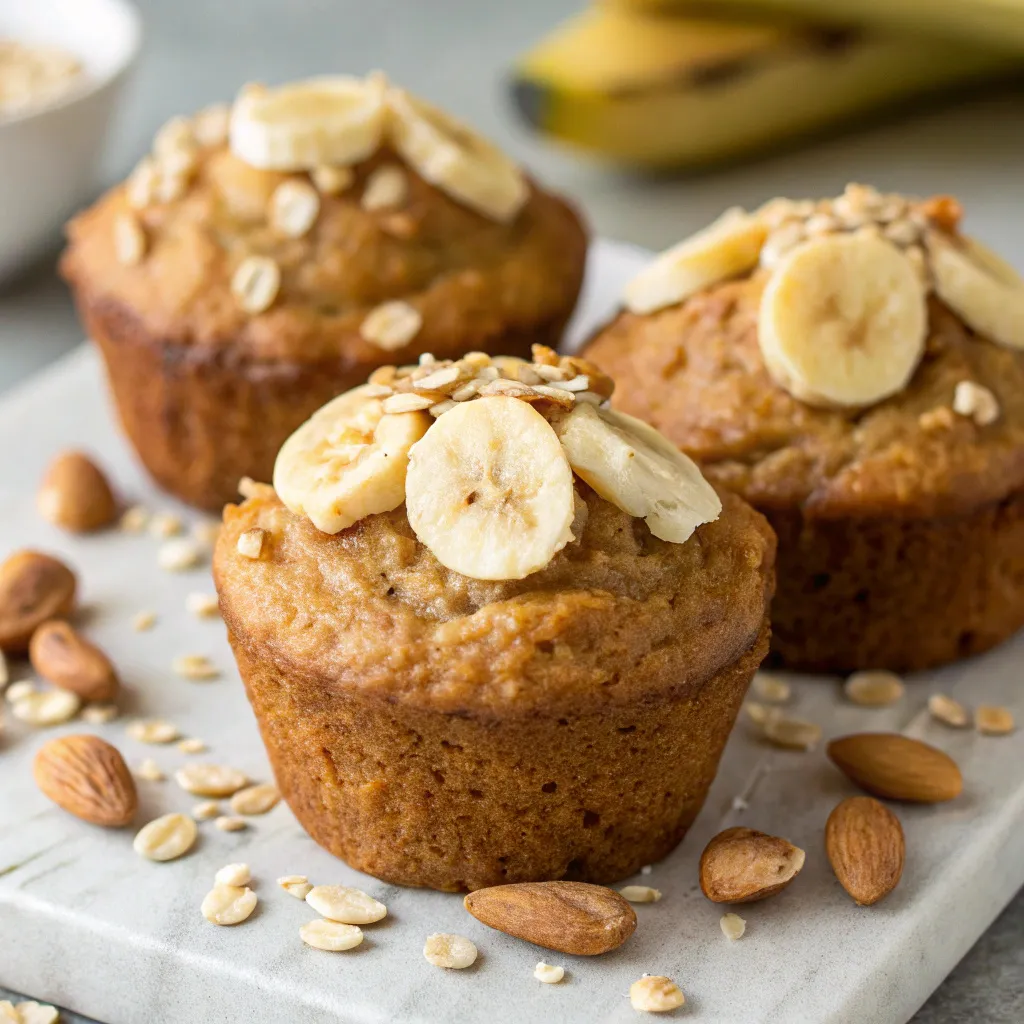 Healthy Peanut Butter Banana Oat Muffins ๐ฅ๐ โ The Best Wholesome Treat Youโll Love 11 Peanut Butter Banana Oat Muffins
