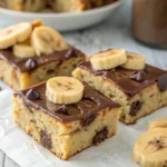 Peanut Butter Greek Yogurt Banana Bread Bars