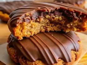 Healthy Peanut Butter Greek Yogurt Chocolate Fudge Cookies