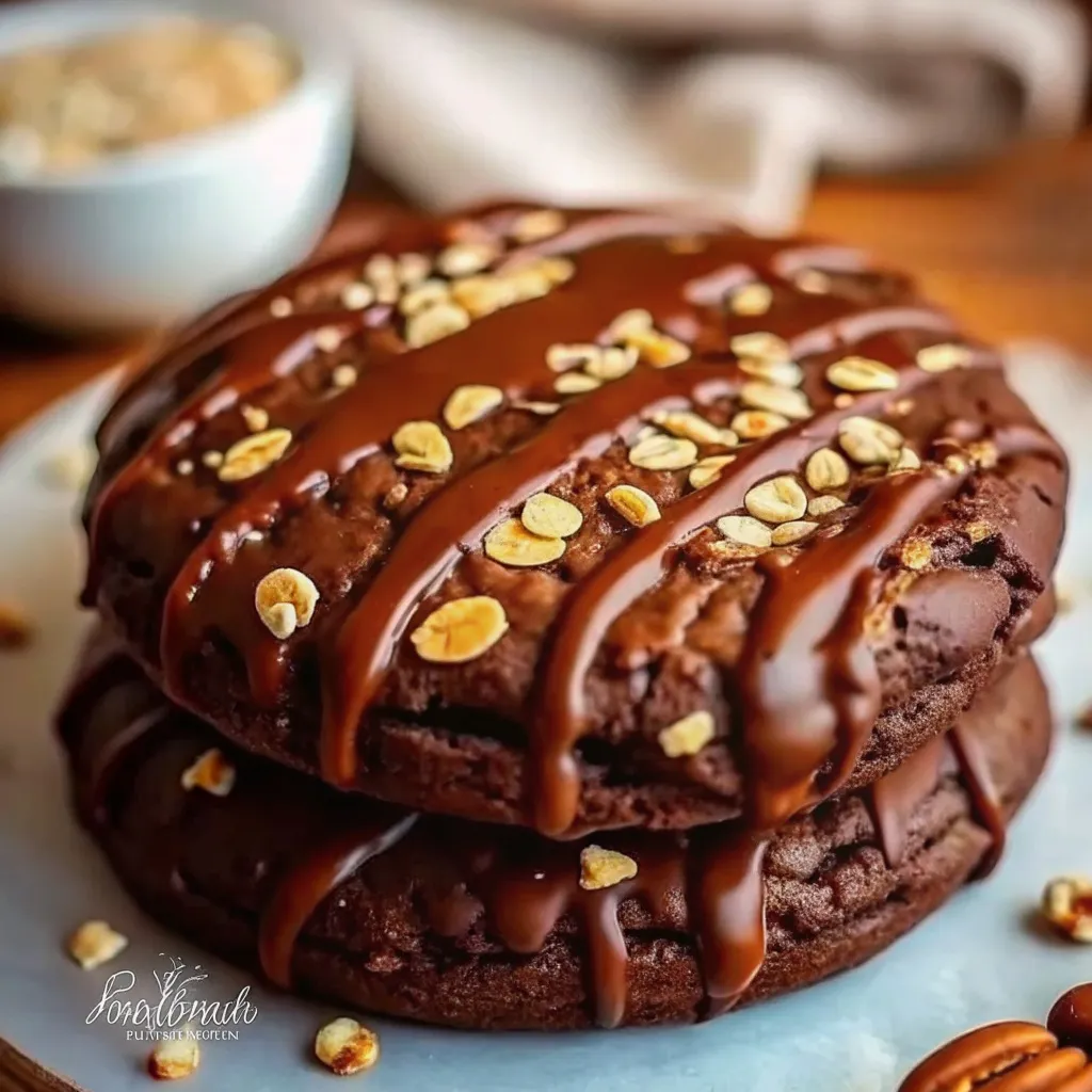 Peanut Butter Greek Yogurt Chocolate Ganache Cookies