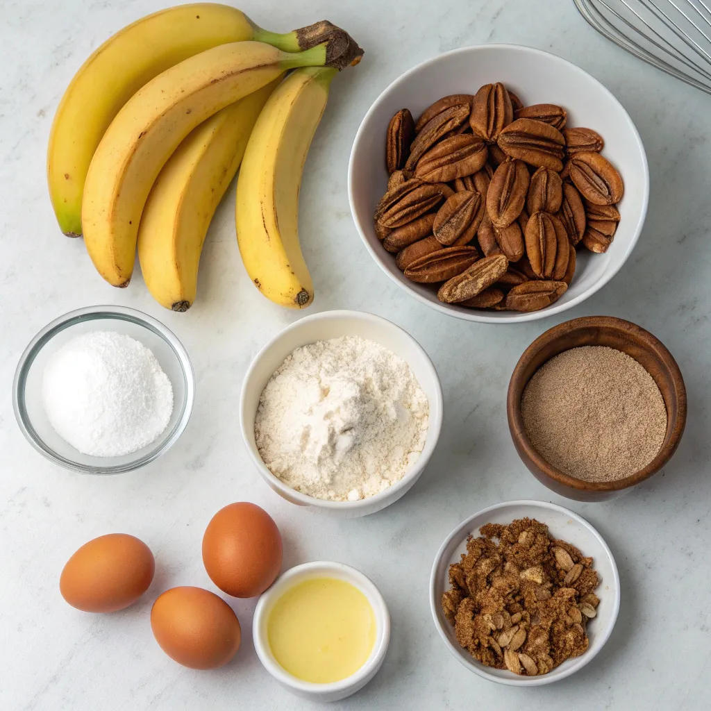 Pecan Greek Yogurt Banana Bread Muffins