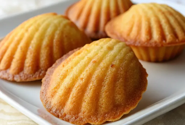 Pretty Little English Madeleine Cakes