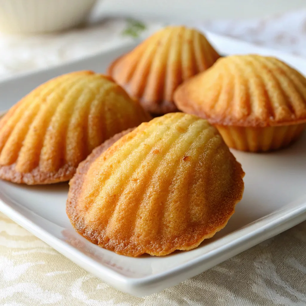 Pretty Little English Madeleine Cakes