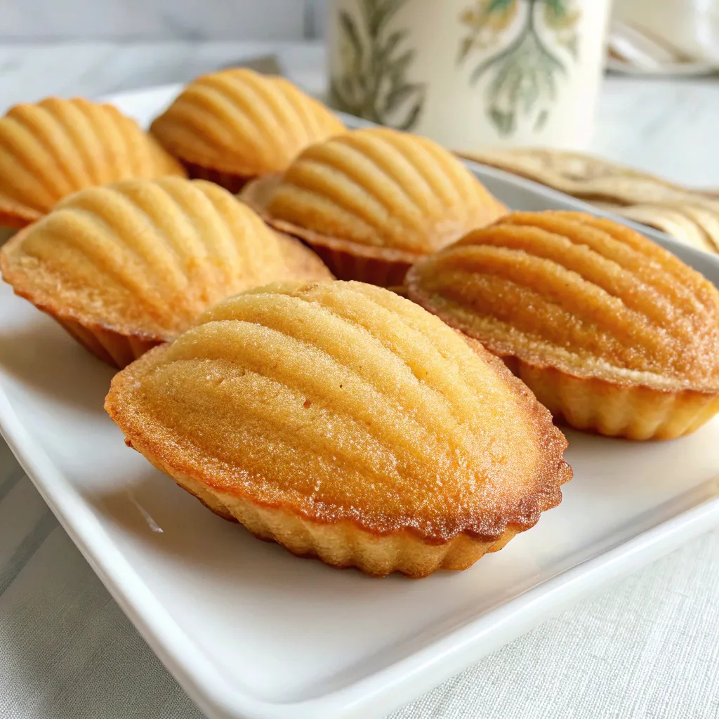 Pretty Little English Madeleine Cakes