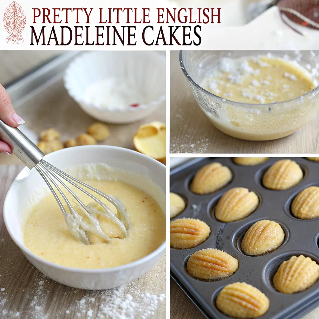 Pretty Little English Madeleine Cakes