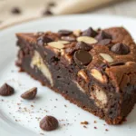 Rich Chocolate Almond Ricotta Cake