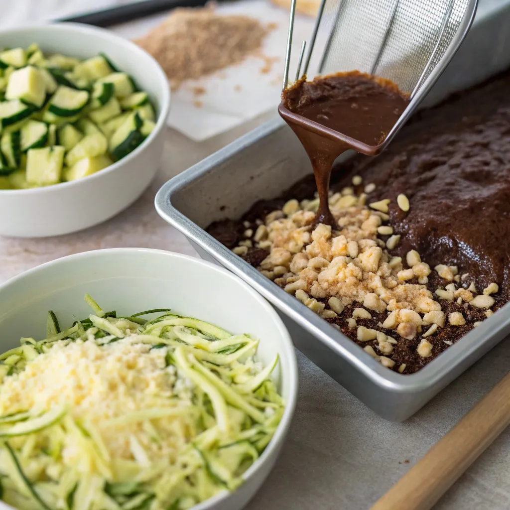 Sugar-Free Chocolate Zucchini Cake (No Flour)