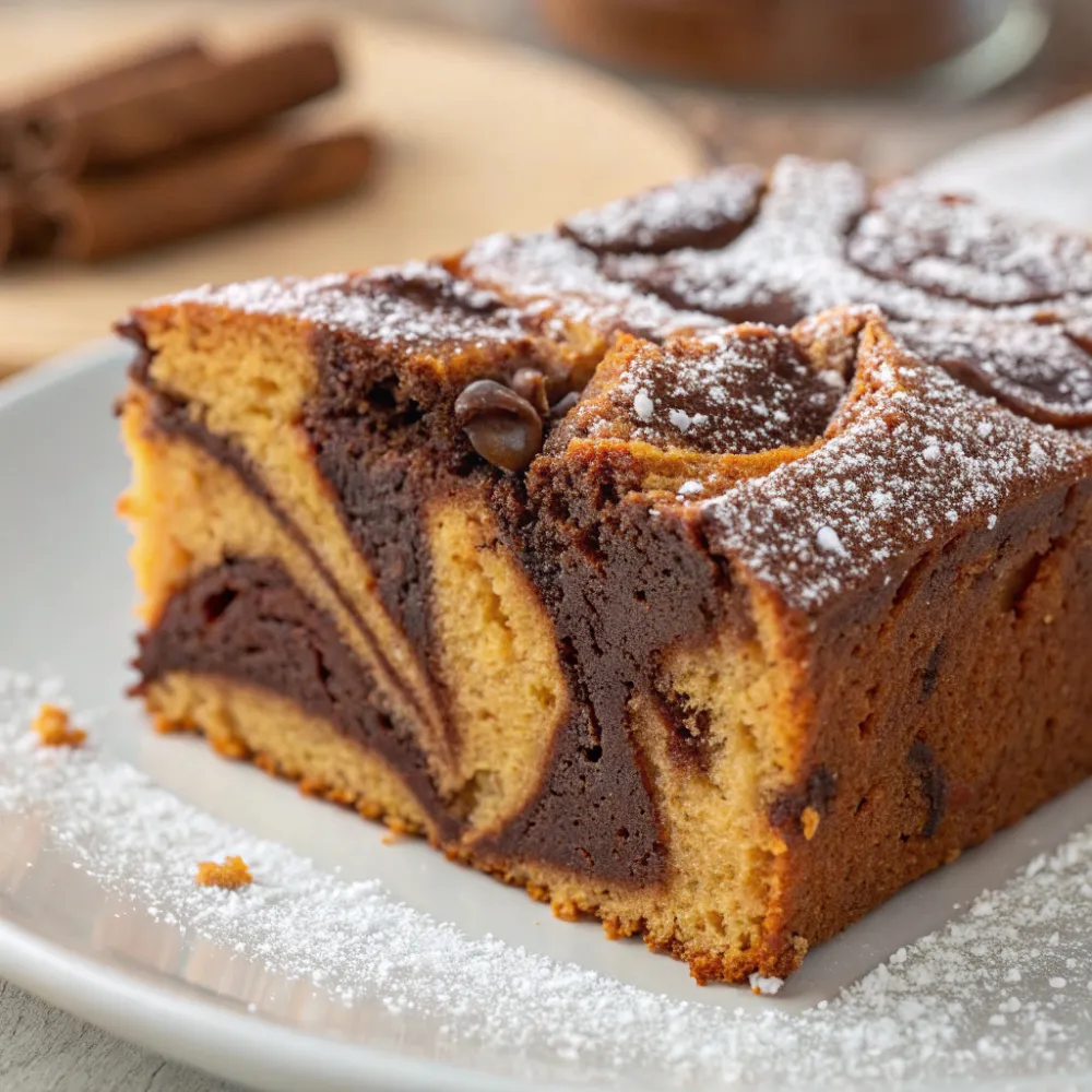 Sweet Potato Chocolate Marble Cake