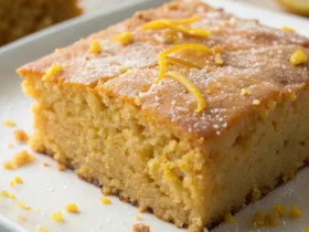 Sweet Potato Cornbread Lemon Cake