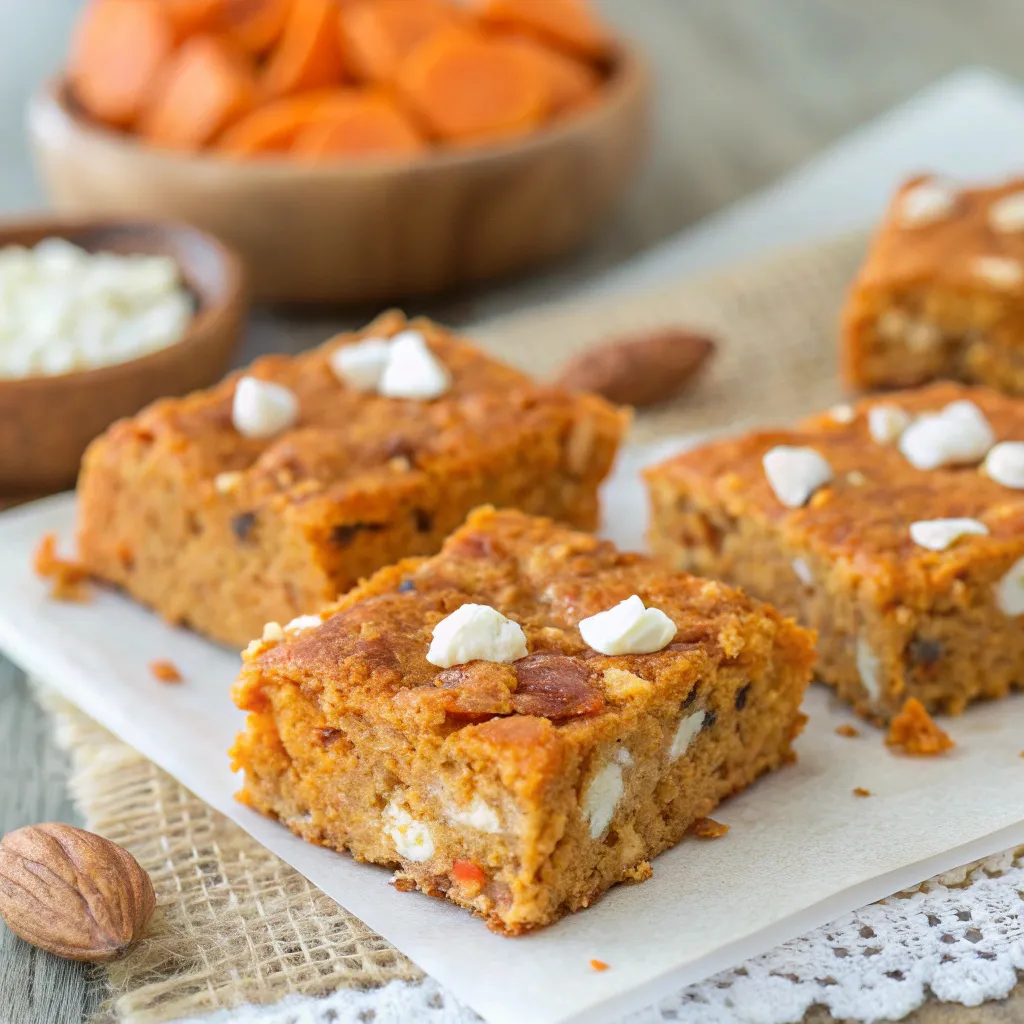 Sweet Potato Cottage Cheese Breakfast Bars