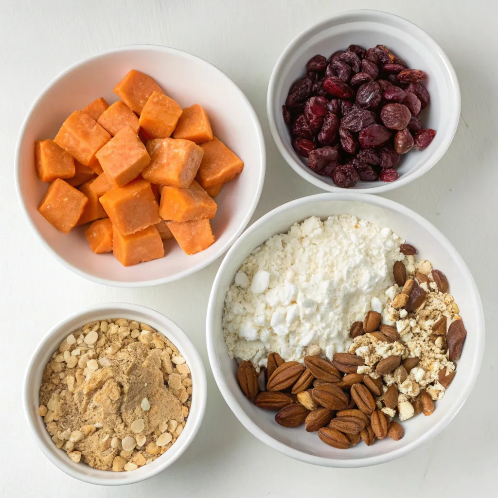 Sweet Potato Cottage Cheese Breakfast Bars
