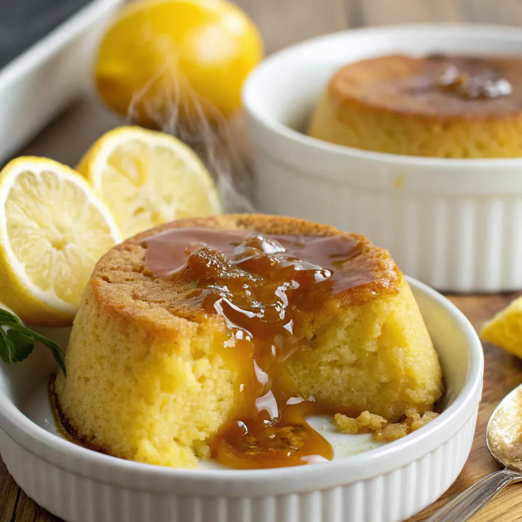 Irresistibly Tangy Lemon Self-Saucing Pudding You’ll Want to Make Tonight! 11 Tangy Lemon Self-Saucing Pudding