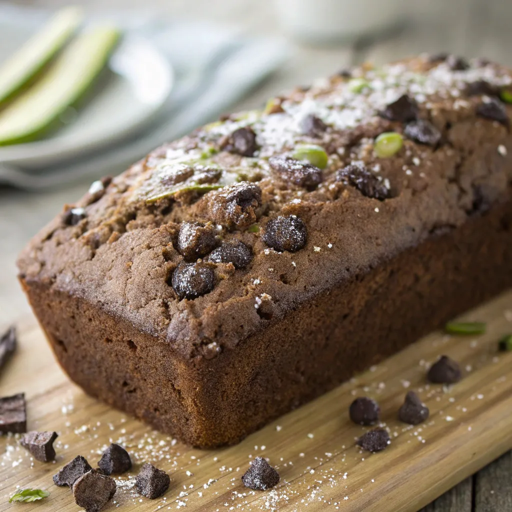 Tender Chocolate Zucchini Bread