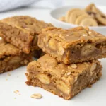 Chewy Peanut Butter Banana Oat Bars