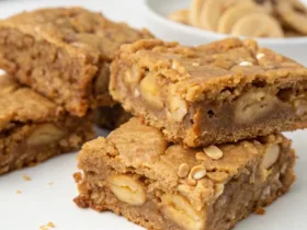 Chewy Peanut Butter Banana Oat Bars