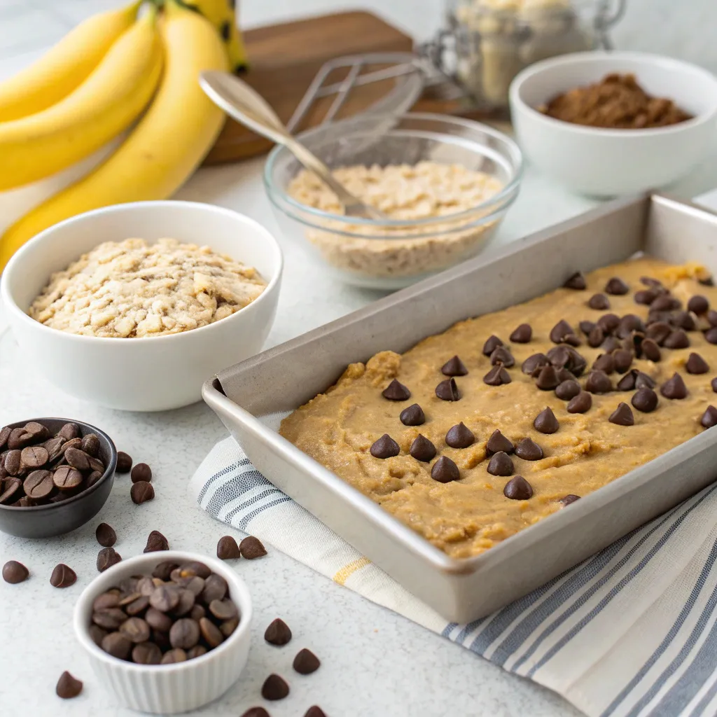 Thick Peanut Butter Banana Chocolate Chip