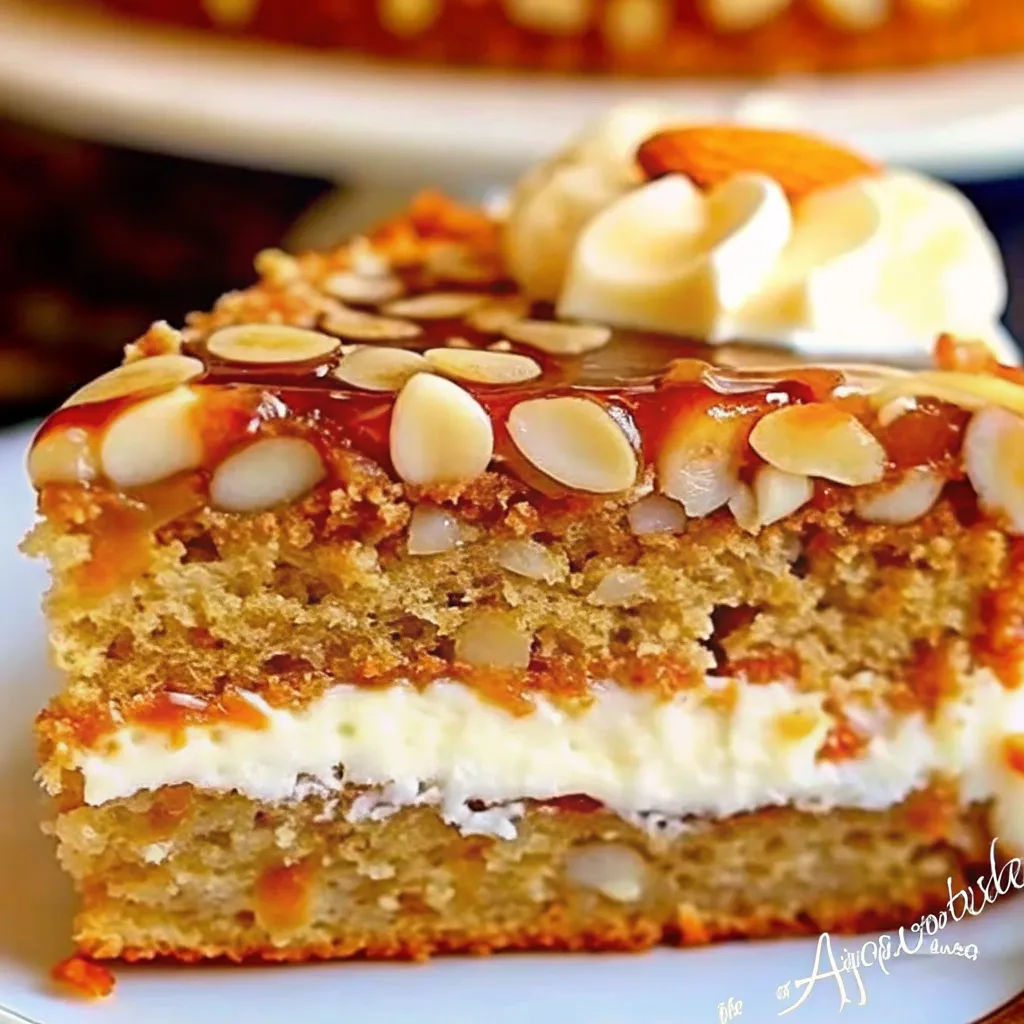 Toffee Almond Cake