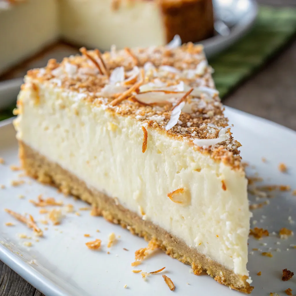 Tropical Coconut Cheesecake