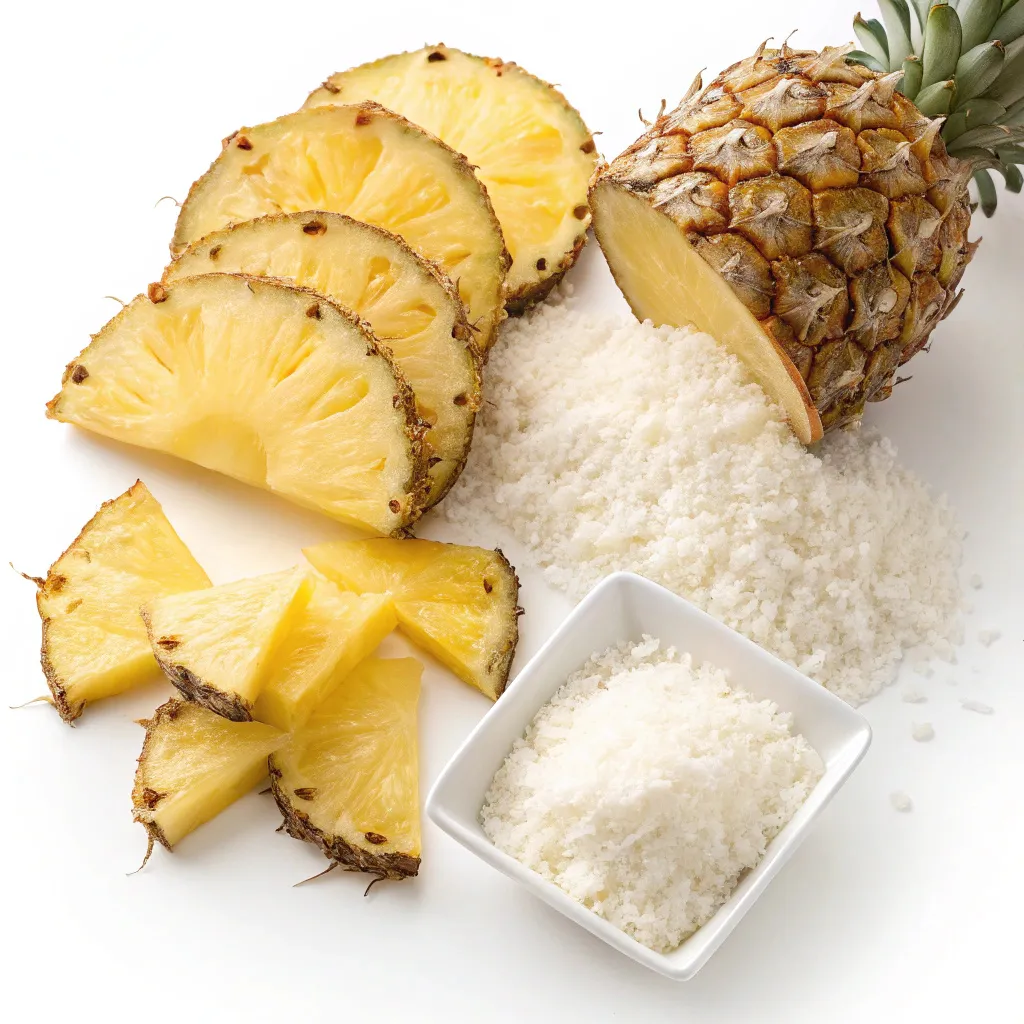 Tropical Pineapple Coconut Bars