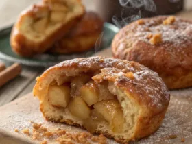 Warm Baked Apple Fritters