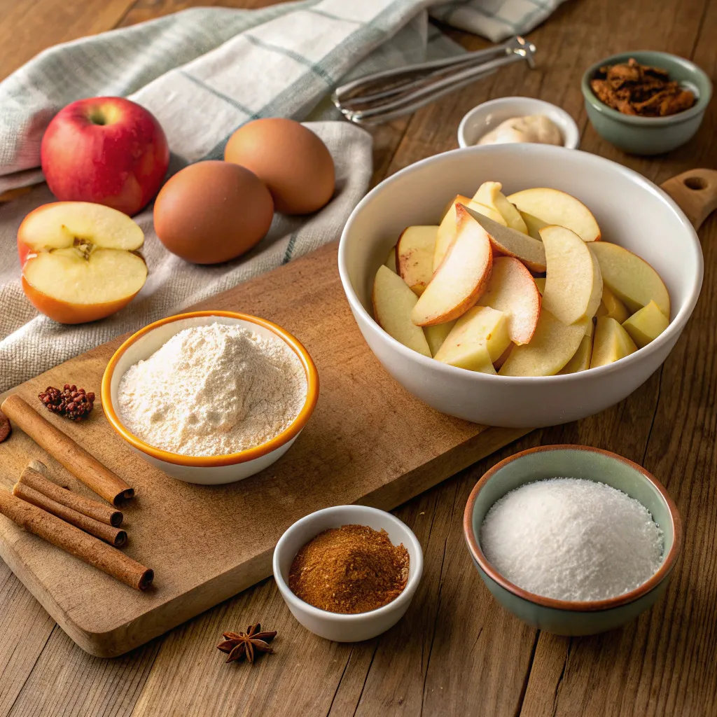 Warm Baked Apple Fritters
