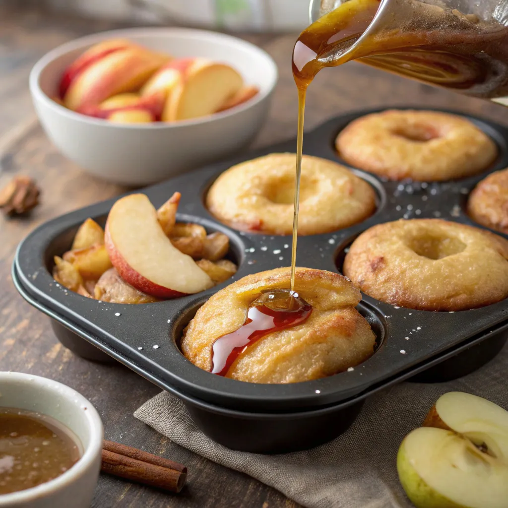 Warm Baked Apple Fritters