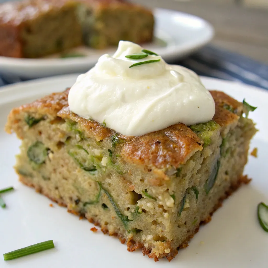 Zucchini Greek Yogurt Cake