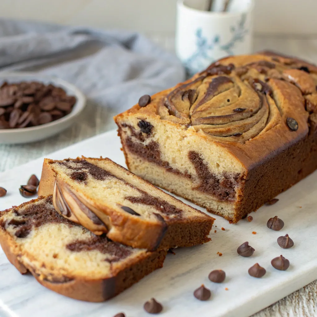 greek yogurt peanut butter chocolate banana loaf