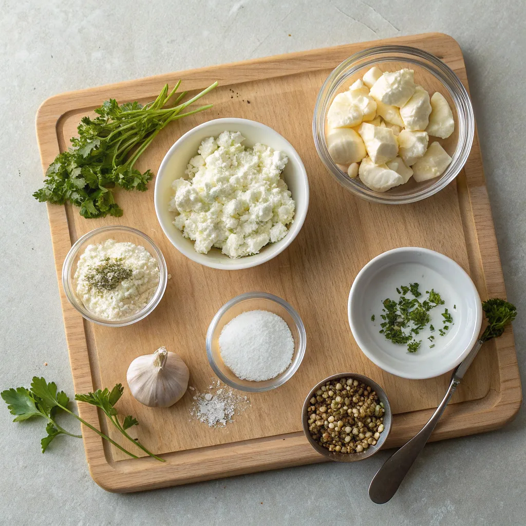 Cottage Cheese Garlic Bites
