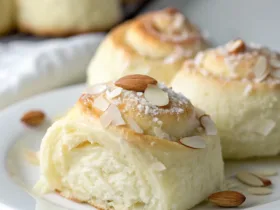 Airy Almond Ricotta Rolls