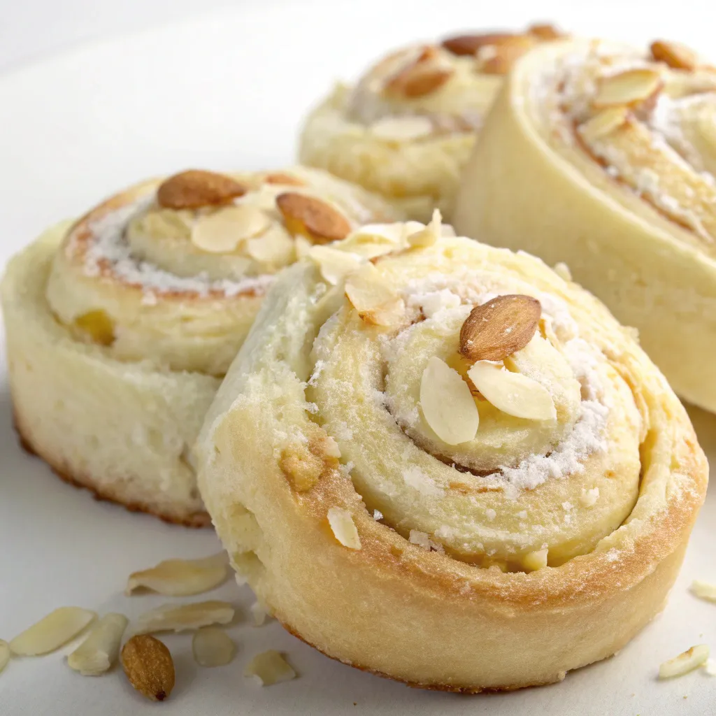Airy Almond Ricotta Rolls