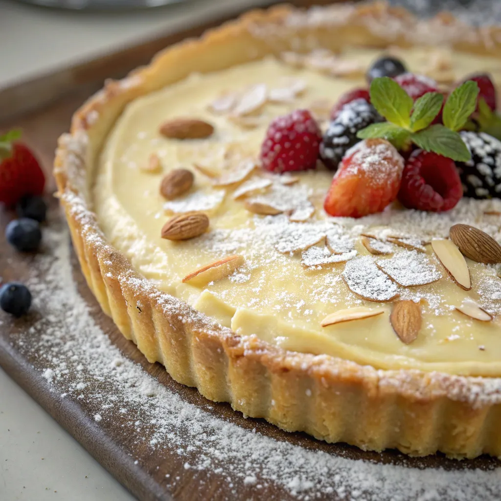 Almond Mascarpone Pie