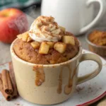 Apple Cinnamon Cottage Cheese Mug Cake