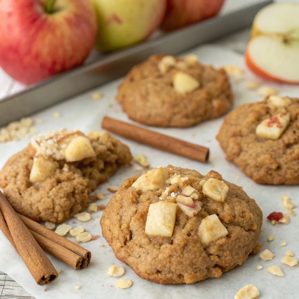 Apple Cinnamon Oatmeal Cookies