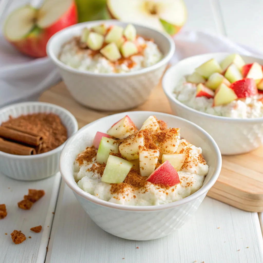 baked apple cinnamon cottage cheese