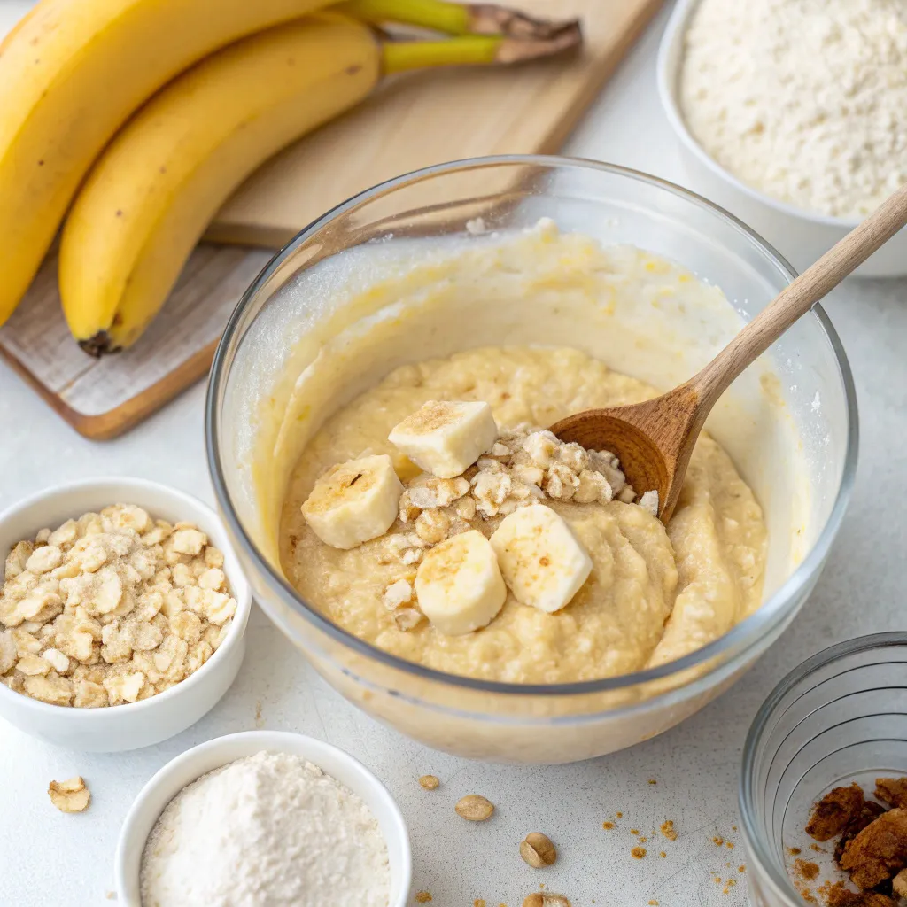 Banana Oat Cottage Cheese Pancake Bites