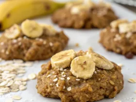 Banana Oatmeal Protein Cookies