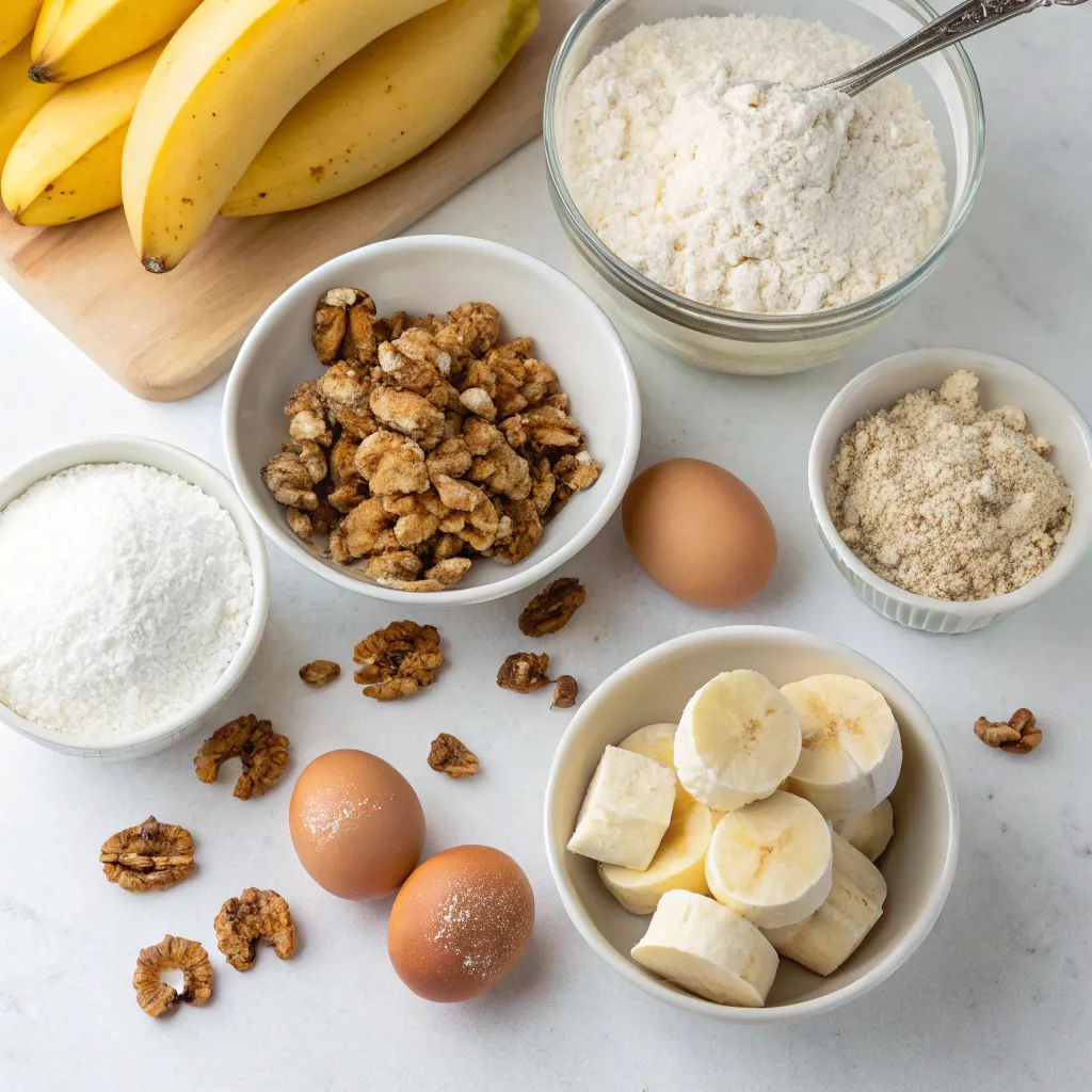 Banana Walnut Cottage Cheese Muffins