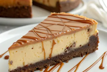 Caramel Brownie Cheesecake